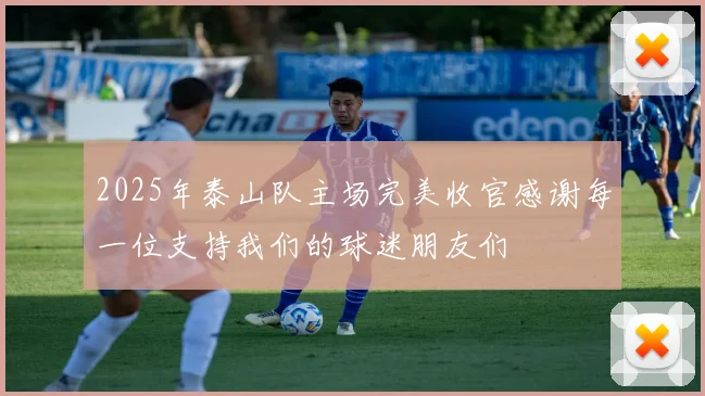 2025年泰山队主场完美收官感谢每一位支持我们的球迷朋友们